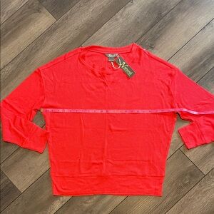 Natural Reflections Red Long Sleeve Top